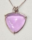 Ruby Lavender Quartz Pendant J3374