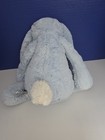 Jellycat London Huge Bashful Blue Bunny Light Blue Cream Tail Plush Animal Toy