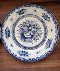 Antigue Blue Rose Fine China Dinner Plates Lot Of 2 Vtg Nasco Old Vienna Japan