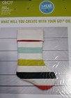 Accuquilt Go  Fabric Cutting Die Santa Stocking Die Brand New Never Used 55854