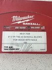 100 Pack - Milwaukee 9  Ax Sawzall Blades For Wood With Nails  48-01-7026 