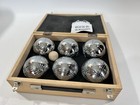 Obut P  tanque Boules Set  6 Balls    Cochonnet   Case   Rules   Made In France  