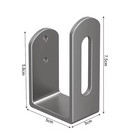 2pcs Pot Lid Rack Wall Mounted Organizer Cutting Board Holder Kitchen Shelf