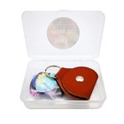 Unique Guitar Picks 12 Medium Gauge Pack With Picks Holder And Plastic Picks    