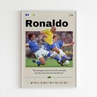 Ronaldo Poster  Brazil Print Fan Gift  Football Print  Ronaldo Nazario Print Art