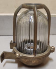 Original Ship Salvage Brass Nautical Passageway Bulkhead Wall Light 1 Pc