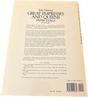 Vintage 1982 Great Empresses And Queens Paper Dolls Book Tom Tierney New - Uncut