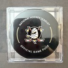 Jackson Lacombe Anaheim Ducks Game Used Goal Puck 11 26 2025 A   Cutter Gauthier