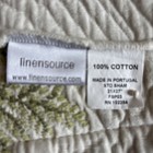 Pair Of Linen Source 100  Cotton Standard Pillowcase Shams Green Ferns