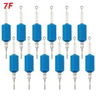 Ophir 12pcs lot  Disposable Tattoo Tube Tips With Nozzle Needles Grip Blue Color