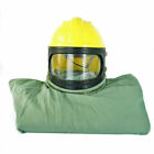 Air Fed Supplied Safety Sandblast Helmet Sand Blast Hood Protector  25pcs Lens