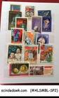 Collection Of Space Stamps From Diff  Countries In Stock Book 250 Used Stamps