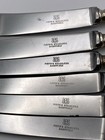 Wonderful Set Of Six  6  English Sterling Silver Handled Butter Spreaders