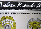 1967 68 Nielsen Rionda Police Fire Sheriffs Badges Etc Catalog   Price List