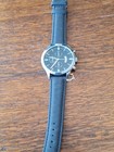 Mens Luxury Wrist Watch Leather Strap Quartz 