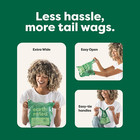 Dog Poop Bags With Handles  Extra Wide  Easy Tie And Guaranteed Leakproof  Unsce