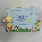 Precious Moments Girl Soccer Player Photo Frame 5x7 Vintage