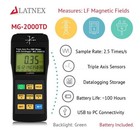 Mg-2000td Emi Magnetic Field Gauss Meter With Datalogger Triple Axis Pro Emf Det