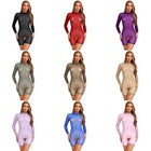 Women Lingerie Long Sleeve Jumpsuit Romper Bodysuit Babydoll Nightwear Leotard