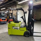 2020 Clark Tmx17 3500lb Used Electric Forklift Triple Mast Sideshift 6068 Hours
