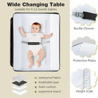 Baby Changing Table  Folding Diaper Station Portable Nursery Organizer With Safe