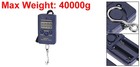 Electronic Digital Handle Spring Scale 40000g 10g Portable Hanging Weight Blue