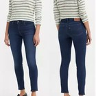 Nwt Levi s 711 Hypersoft Mid-rise Denim Skinny Jeans Dark Wash Women s W31 L30