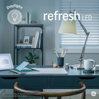 Refresh Led Light Bulbs  40 Watt  Daylight  G16 5 Globe Bulbs  Small Base  2 Pa