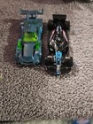Hot Wheels Car Carrier Truck Playsettoy Vehicle Set Fold Out Tracks Holds 12 Car