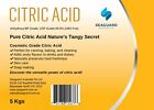 Citric Acid Powder - Food Grade Anhydrous 5 Kg