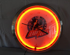 Bud Light Lady Luck Neon Wall Clock Beer Sign     Works     Bar Man Cave Decor