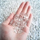 Keedolla Aquarium Sea Glass Stones  0 93lb Clear Glass Pebbles Marble Aquarium