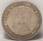 Norway  1895 50 Ore  Km356  Silver   0964 Oz   Vf   Cleaned  Nr  12-14