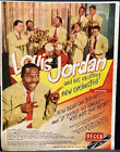 1950s African American Hair Products large 2-sided Ad jazz Blues louis Jordan
