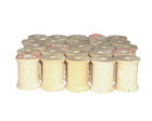 Lot Of 25 Assorted Small Approx   1 5  Vintage Sewing Thread Empty Wood Spools