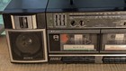Sony Cfs-w360 Vintage Am Fm Stereo Dual Cassette Tape Player Boombox Speakers