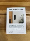 Blink Video Doorbell Battery 2nd Generation W sync Module Black - New