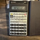 Sharp El-506a Scientific Calculator Vintage With Manuals   New Batteries Working