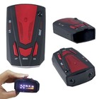 Car Laser Radar Detector Speed Police Voice Alert Auto Focus Webcam Red Set
