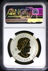 2023  20 Canada Silver Maple Leaf Ultra High Relief Gilt Gold Ngc Rev Pf70