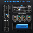 Bengmxj Rechargeable Led Flashlights 990000 High Lumens Flashlight xhp70 Tactica
