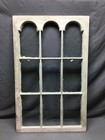Antique Vtg 9 Lite Window Sash 25x40 Shabby Victorian Chic White Old 967-25b