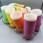 Vintage 8 Bolero Therm-o-ware Tumblers With Caddy