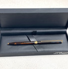 Vintage St Dupont Classique Gt Ballpoint Pen Gold Dust Chinese Lacquer Vp960