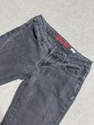 Bongo Jeans Womens 7 Gray Skinny Stretch Denim Distressed Pockets Mid Rise Pants