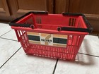 Vintage 7-11 Red Plastic Shopping Basket
