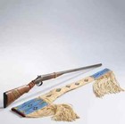 Indian Beaded Native American Rifle Scabbard Sioux Style Suede Leather Gun Cover