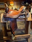 Hand-tooled Circle Y All Around Saddle 15  Seat