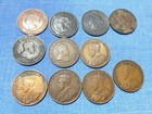 Lot 11 Canadian One Cent Large Coins 1859  1881  1884  1903 05 09 15 17 18 19 20