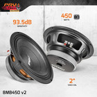 Prv Audio 8 Inch Midbass Speaker 8mb450 V2  450 Watts  8 Ohm  2 Inch Voice Coil 